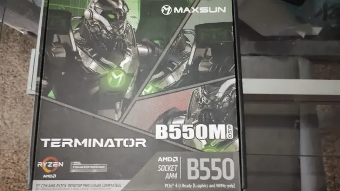 Placa-mãe MAXSUM Terminator B550M 2.5Gbits