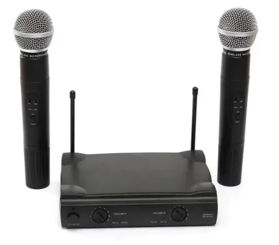 Microfones S/fio pra sair logo