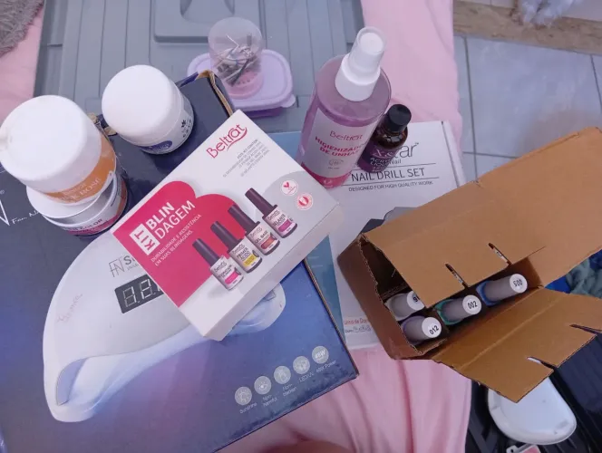 Kit manicure alongamento de unhas
