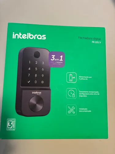 Fechadura digital Intelbras fr221 (digital e senha)
