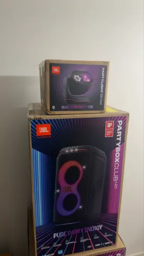 JBL partybox 120 lacrada com nota fiscal 