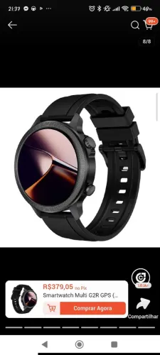 Smartwatch Multilaser G2r