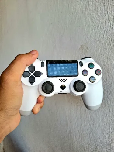 Controle Branco PS4 Sem Fio Novo - FRETE GRÁTIS
