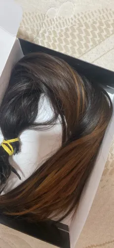 Mega hair iluminado