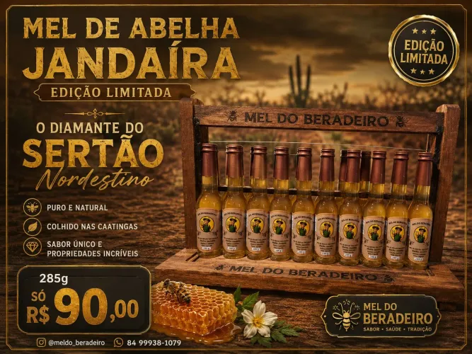 Mel de abelha Jandaíra