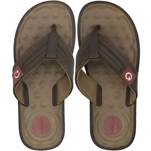 Chinelo Cartago Masculino Adulto Alabama Macio Leve Marrom 11859BI911