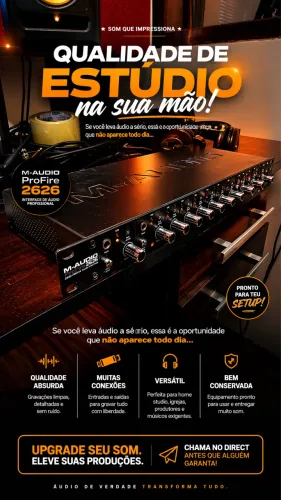 Interface de áudio profire 2626