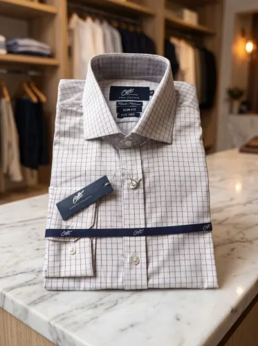 Camisa Social Otto Fio 140 (Linha Platinum) - tamanho 41 - NOVA