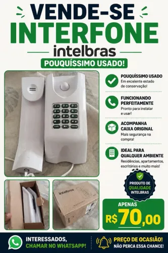 Vendo interfone novo , na caixa