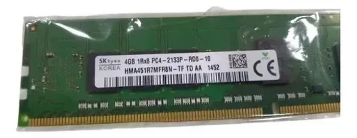 Memória ram 4gb DDR4 ecc registrada 2133mhz servidor/pc xeon