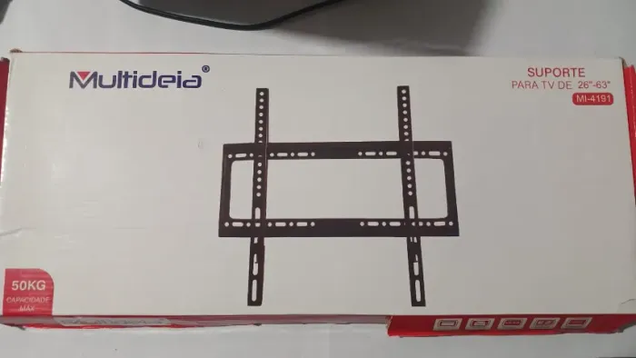 Suporte Fixo Para TV 26 a 63 Pol Multideia MI-4191 - Suporta Até 50kg