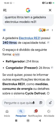 VENDO DUAS GELADEIRAS JUNTAS OU SEOARADAS OK A MAIOR 800 E A MENOR 900. DESCRIÇÃO ABAIXO.