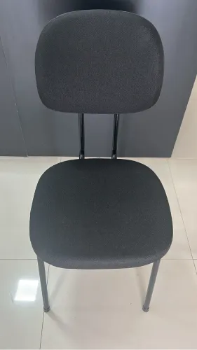 Cadeira de escritor fixa estofada