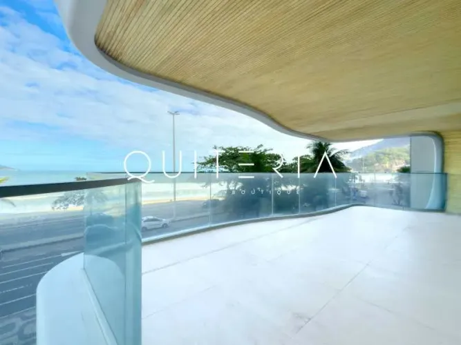 Apartamento venda Delfim Moreira Leblon vista mar empreendimento novo 4 suítes varanda 3 v