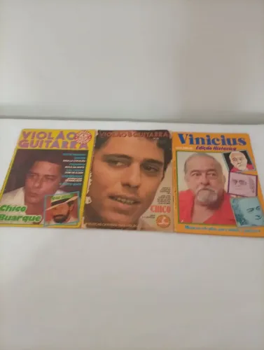 3 Livretos Partituras e Músicas para Violão e Guitarra