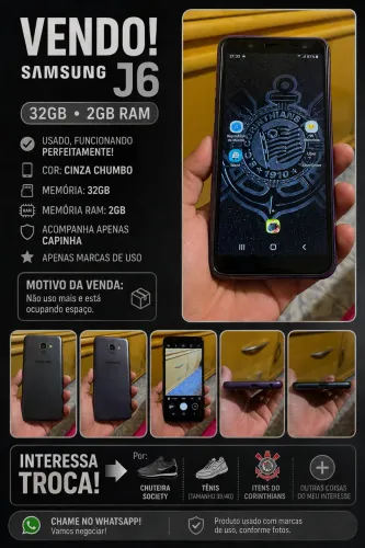 Celular Samsung J6 