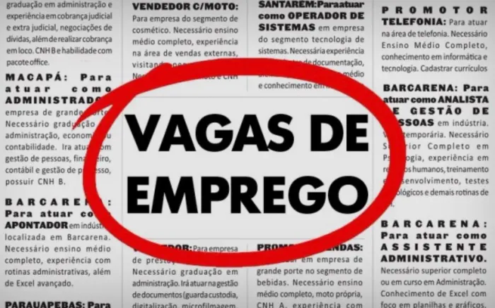 VAGA DE EMPREGO