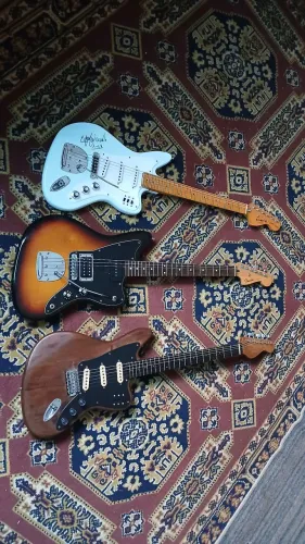 Guitarra fender jazz master Blacktop