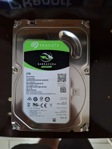 HD Interno Seagate BarraCuda, 2TB, SATA 3,5 7200RPM
