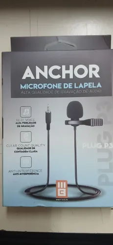 Microfone de lapela Anchor