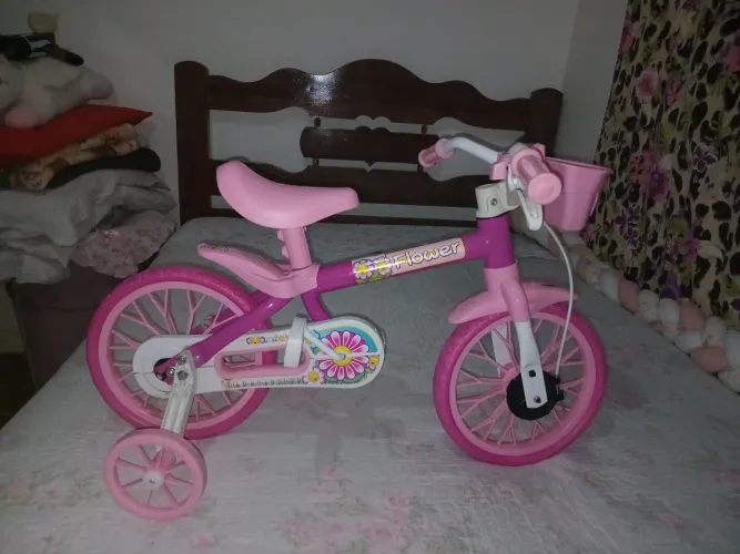 Bicicleta Infantil Aro 12 Menina Usada *Bastante Conservada
