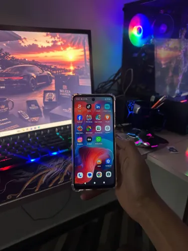 Celular Moto G04 128GB ? Impecável + Carregador + Capinha