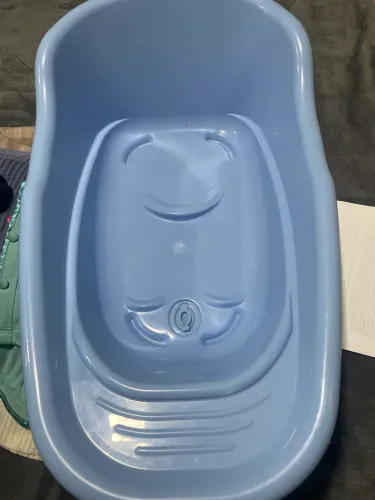 Banheira 20 litros azul bebê 
