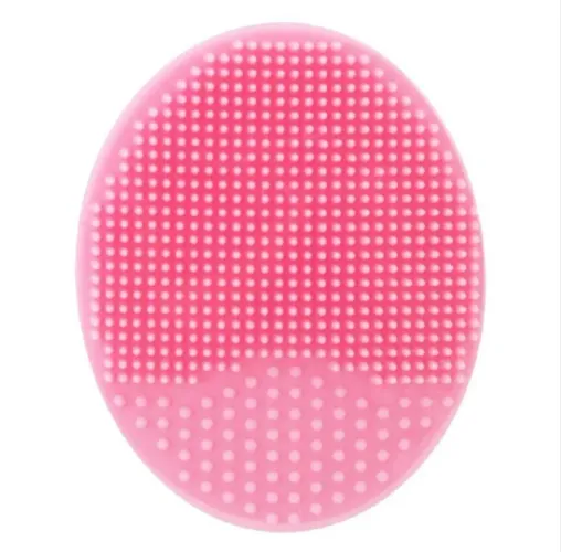 Escova Portátil massageadora de Silicone Para Bebês e Adultos