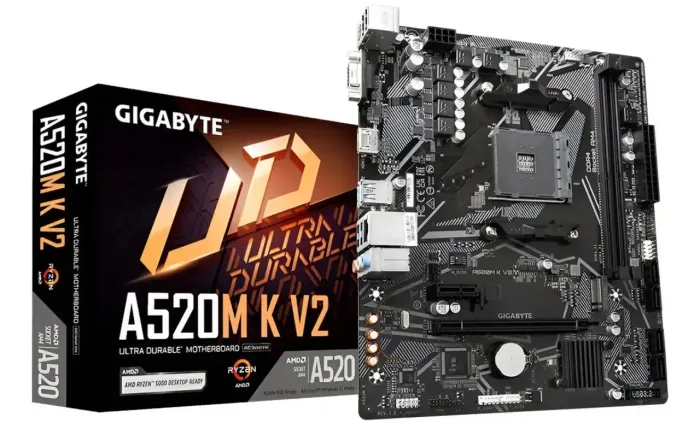 Placa mãe gigabyte a520m k v2 AM4 ddr4