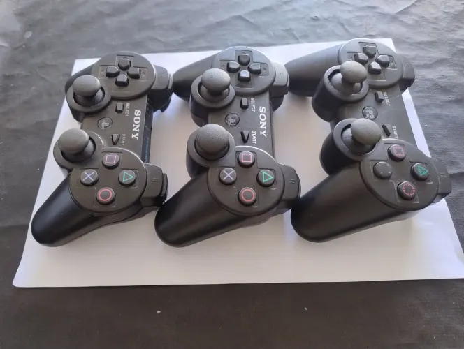 Controles de PlayStation 3. Funcionando perfeitamente. Lote 3 unidades