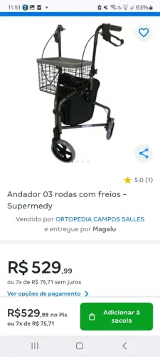 Andador idoso