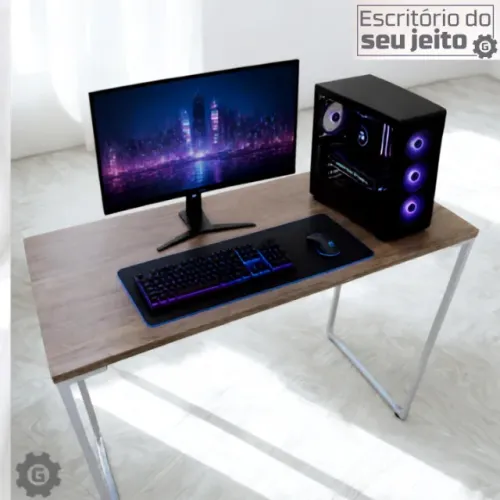 Mesa Industrial NOVA Birô Multiuso de escritório Estilo para Notebook Computador de Estudo