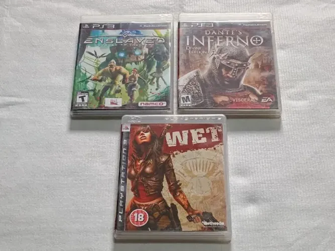 KIT COMBO LOTE JOGOS PLAYSTATION 3 - PS3