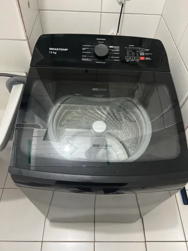 Máquina de lavar Brastemp 12kg preta