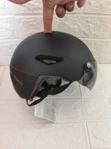 Capacete bicicleta infantil ou adulto com cabeça pequena, viseira magnética