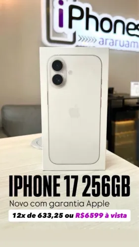 iPhone 17 256GB Novo