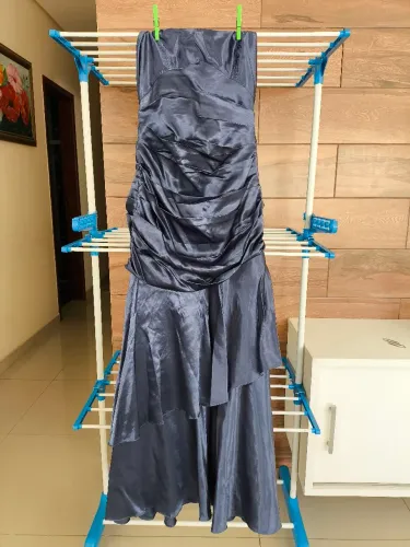 Vestido de festa azul