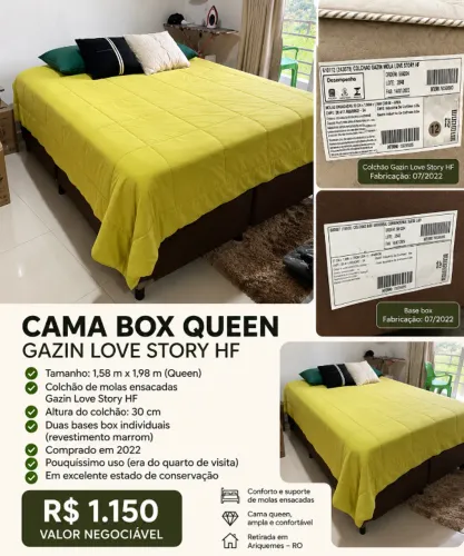 Cama Box Queen