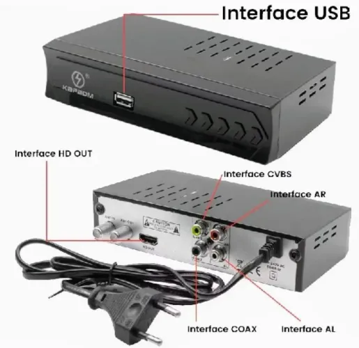 Conversor Digital - Sem Controle Remoto 