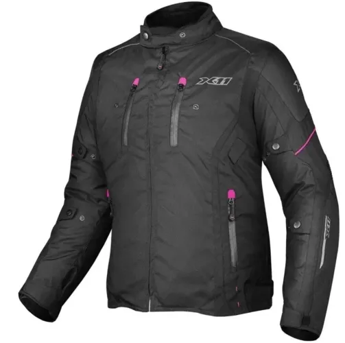 Jaqueta para feminina X11 Iron 3 Preta/rosa