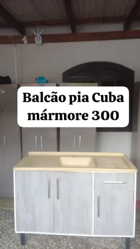 Balcão de pia com cuba