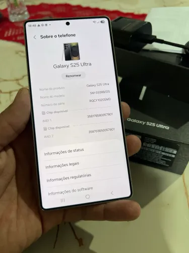 S25 ULTRA 512 GB Zero completo R$3.550 não faço menos 