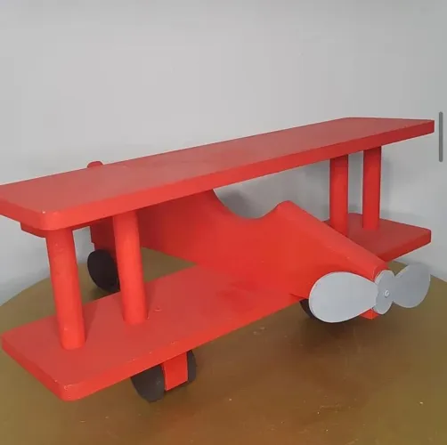 Avião decorativo para festa temática 