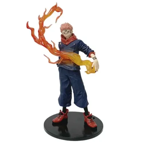 Boneco Yuri Itadori Jujutsu Kaisen Anime Miniatura Action Figure 21cm