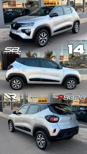 Rodas Renault Kwid aro 14 grafite com diamantado 3x100 novas