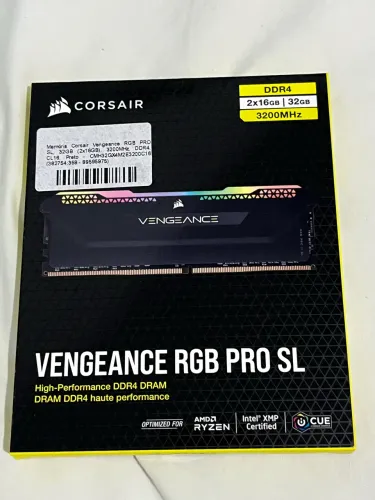 Memória ram Corsair Vegeance Pro SL DDR4 2x16gb (32gb)-NOVA