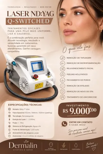 Laser Máquina Laser ND YAG Q-Switched