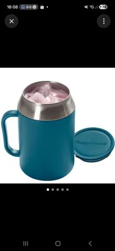 Caneca Termica com tampa 400ml 