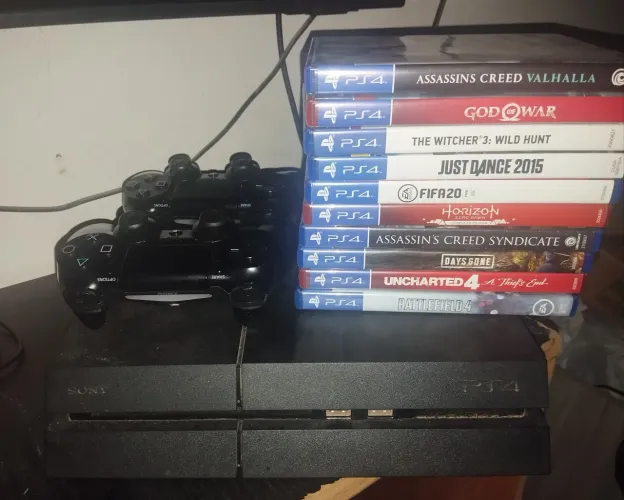 Ps4 Slim Dois Controles originais