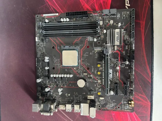 Kit Ryzen 5 5600x e placa mãe Asus b450M